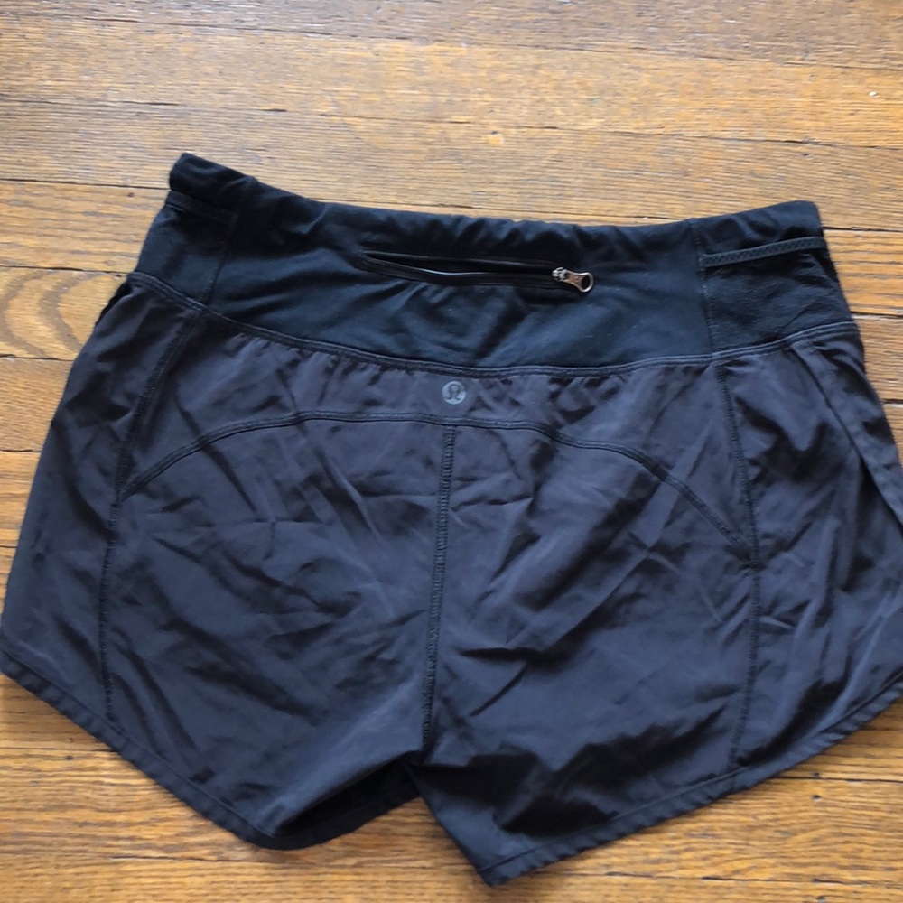 Lululemon Black Running shorts size 6
